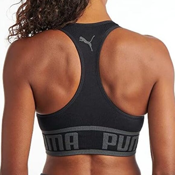 NWT Puma Racerback Low Support Sports Bra M - Picture 3 of 12